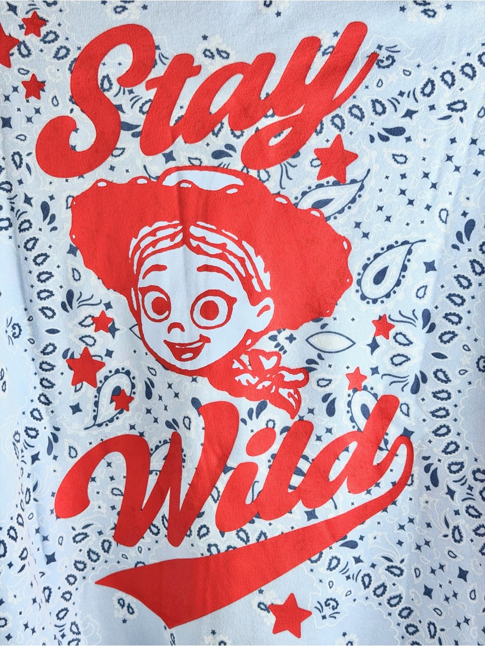 Womens M ,Disney Jessie Bandana Sweatshirt - Picture 5 of 7